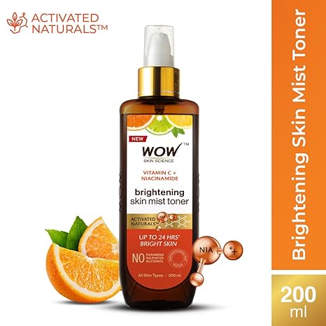 WOW Skin Science Vitamin C Brightening Skin Mist Toner - PUSHMYCART