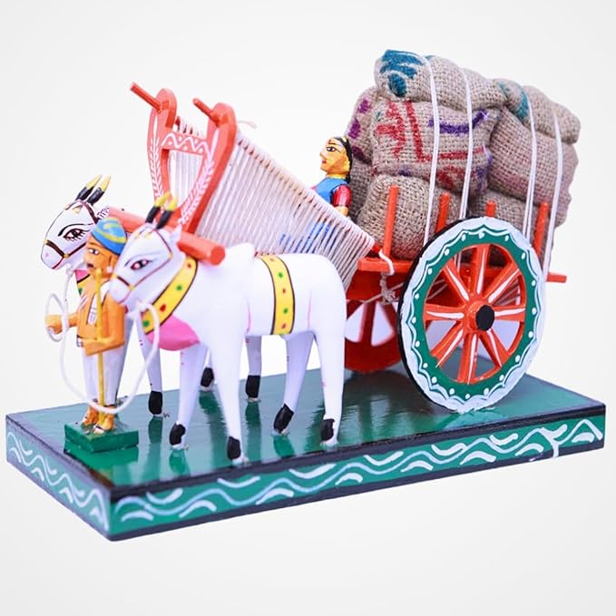 Kondapalli Bullock Cart | Farmer Couple