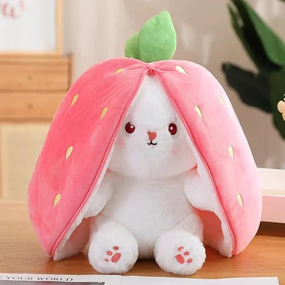 Niku Rabbit with Chain Reversible Bunny Rabbit Soft Stuffed Toys - PUSHMYCART