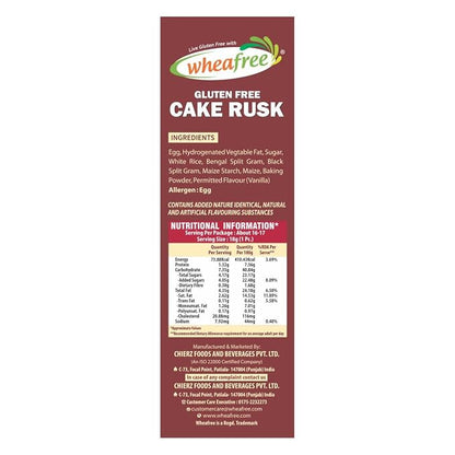 Wheafree Gluten-Free Cake Rusk 