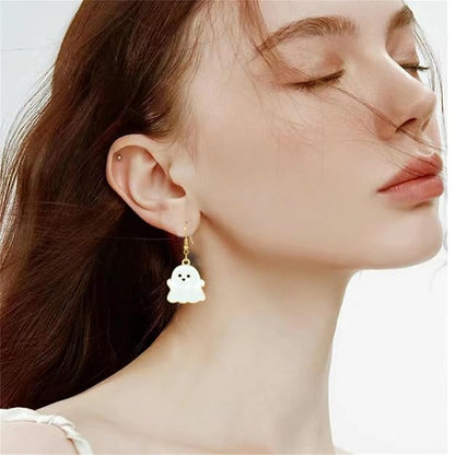 Halloween Ghost Dangle Earrings for Women