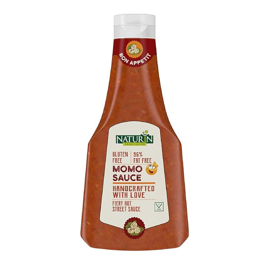 Naturin Momo Sauce - Homemade Style Real Hot & Spicy Red Chilli Chutney - PUSHMYCART