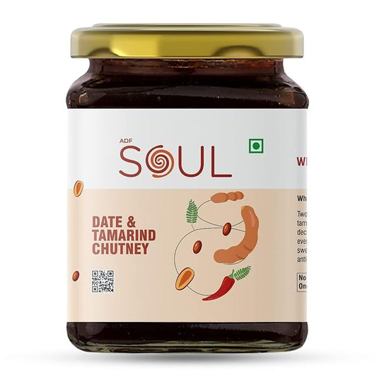 ADF Soul Zesty and Tangy Combo Mixed Pickle and Date | Tamarind Chutney - PUSHMYCART