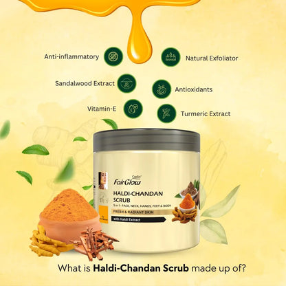 Corlin FairGlow Haldi Chandan Scrub