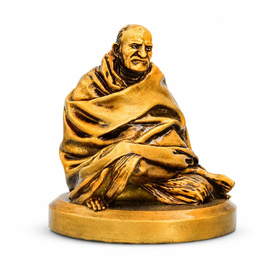 ARTVEER Neem Karoli Baba Idol Antique Finish for Car Dashboard