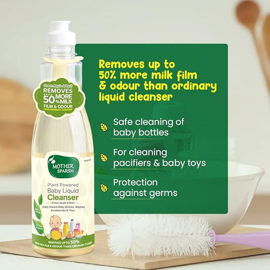 Mother Sparsh Plant Powered Baby Liquid Cleanser - PUSHMYCART