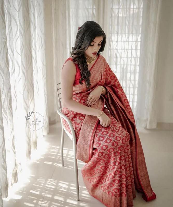 Vasthrlay Banarasi Classic Saree with decorative border design