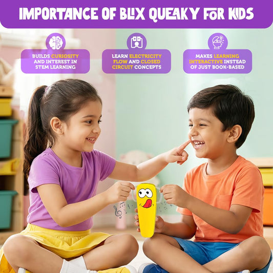 BLIX Queaky Charge Rechargeable STEM Science Toy for Kids