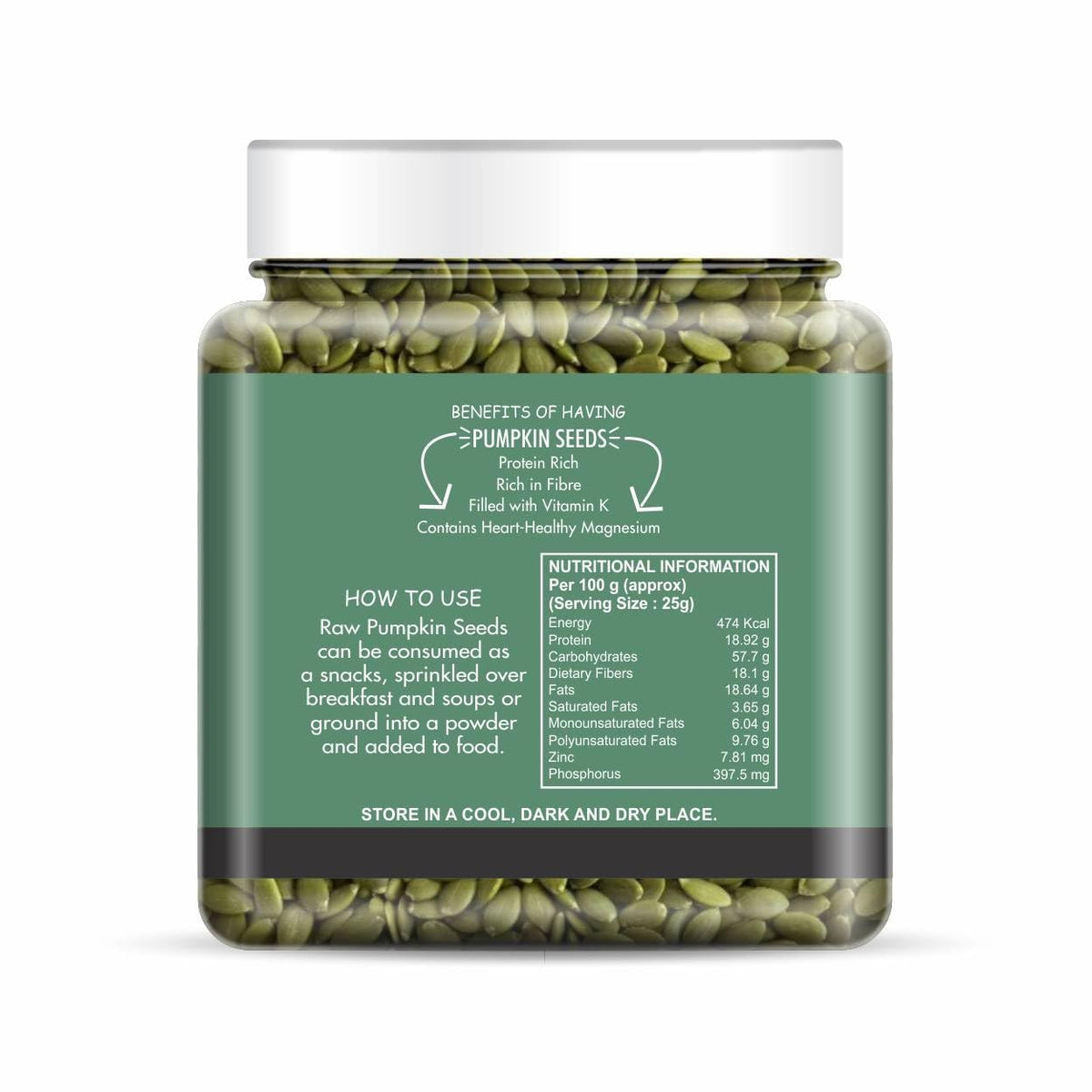 NatureVit Pumpkin and Sunflower Seeds Combo