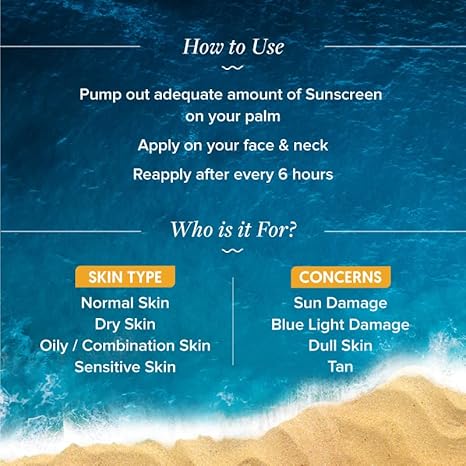 Aqualogica Detan+ Dewy Lightweight Sunscreen with SPF 50+