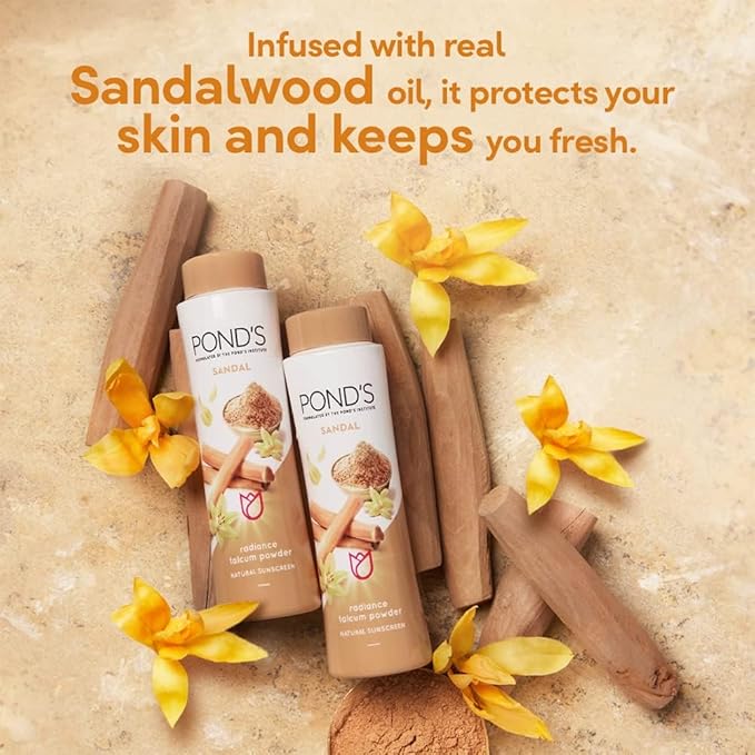 ponds sandal talcum powder