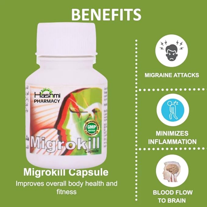 Hashmi Pharmacy Migrokill Capsule - PUSHMYCART