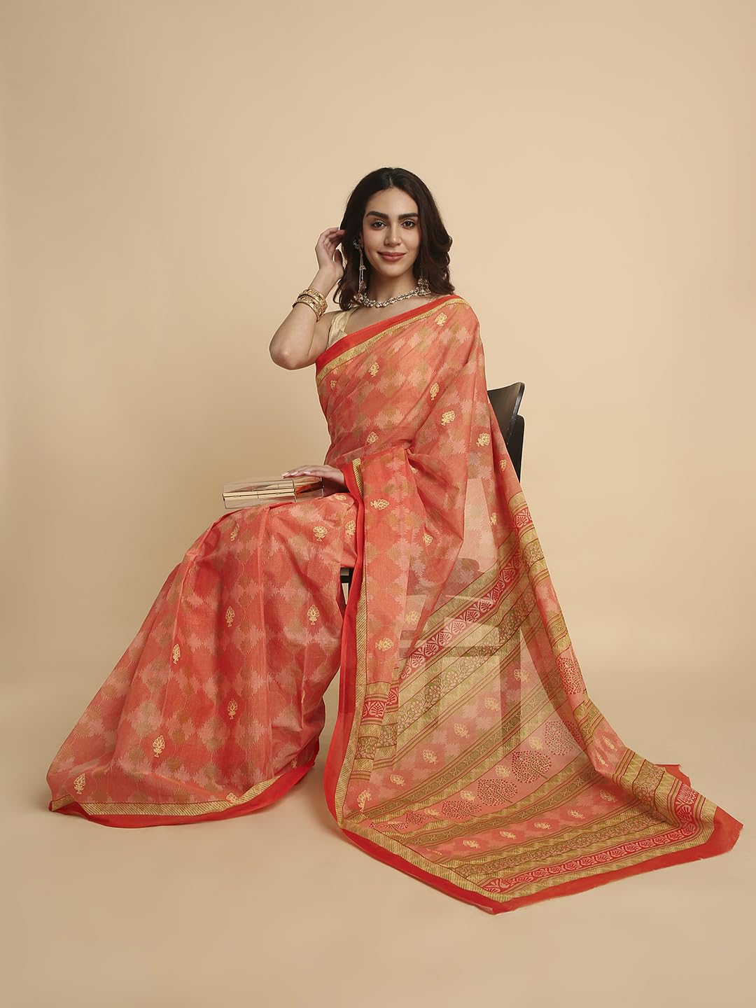 Vasthrlay Blue Traditional Saree for wedding and party wear styling