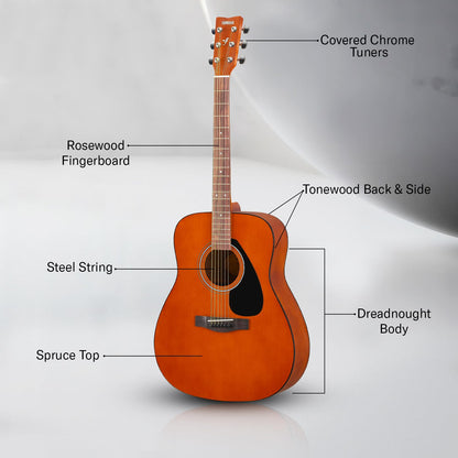 Yamaha F280 Acoustic Guitar Dreadnought 6 String