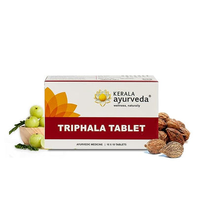 Kerala Ayurveda Organic Triphala Powder 100 Tablets