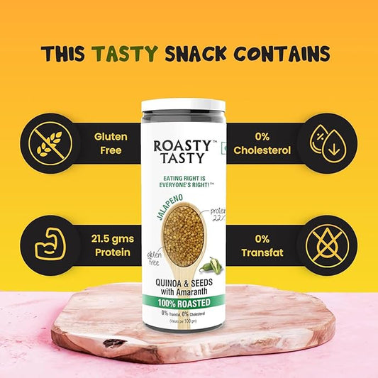Roasty Tasty Quinoa | Seeds With Amaranth Jalapeno Flavour