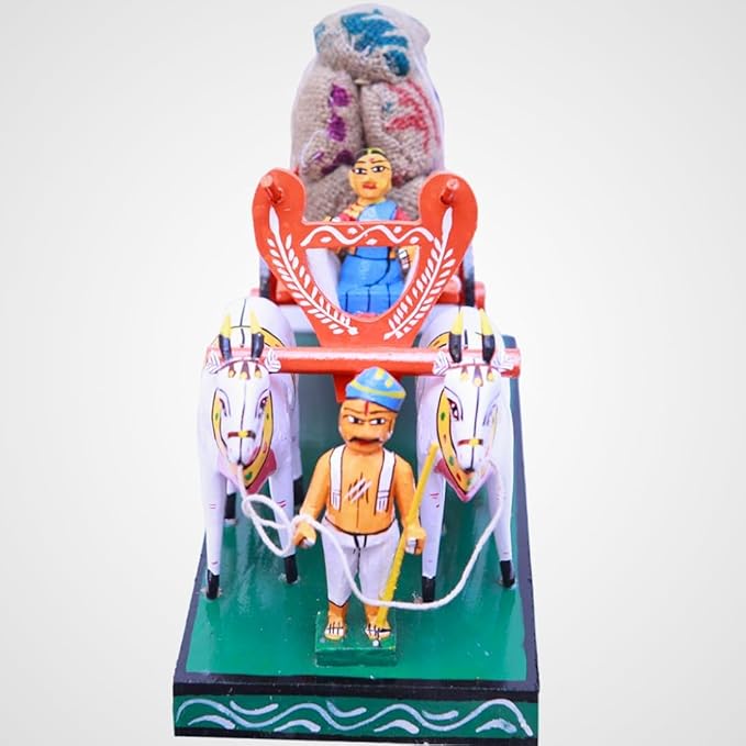 Kondapalli Bullock Cart | Farmer Couple