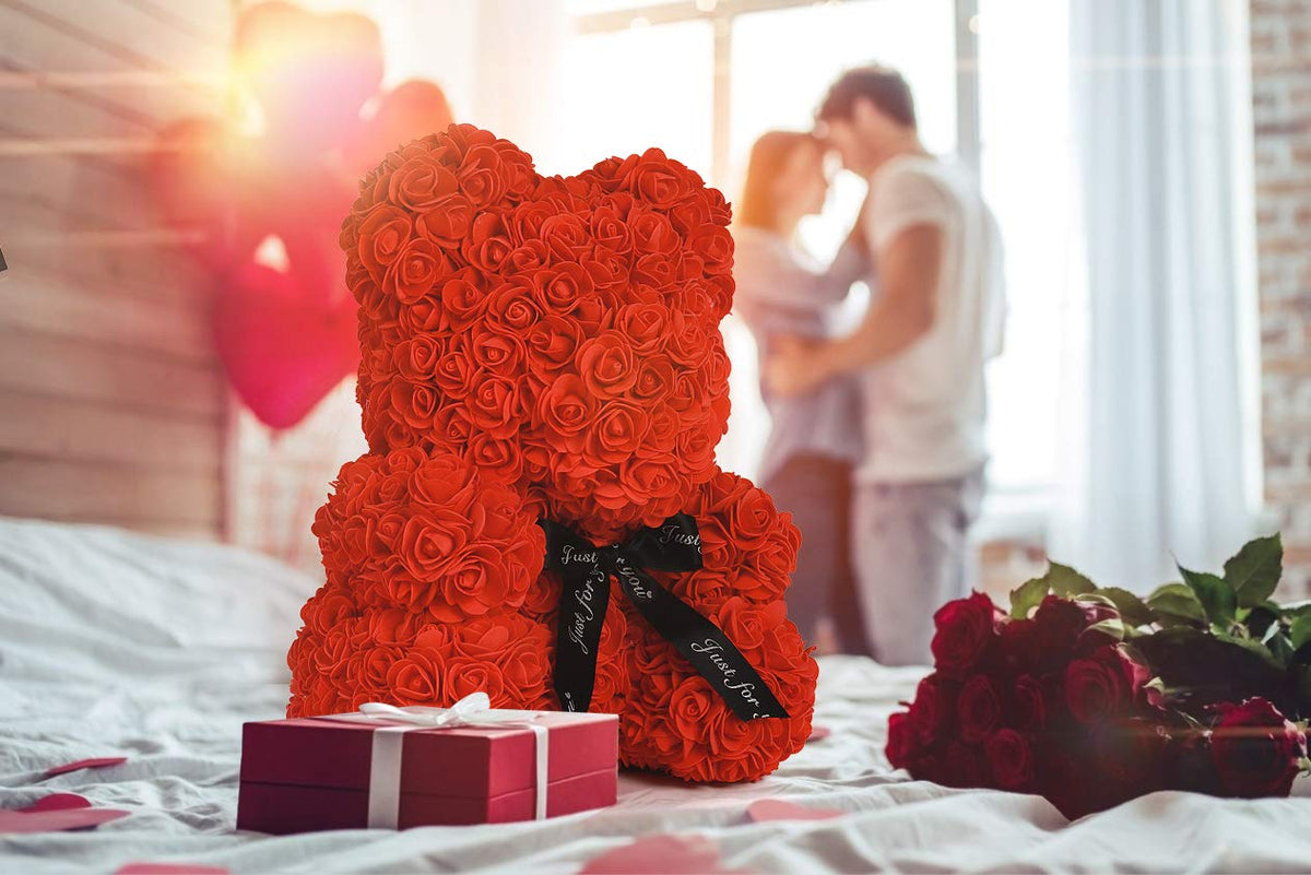 Rose Teddy Bear on Every Flower Bear