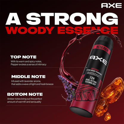 Axe Intense Long Lasting Deodorant Bodyspray For Men 215 ml