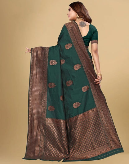 Vasthrlay Banarasi Classic Saree with decorative traditional design