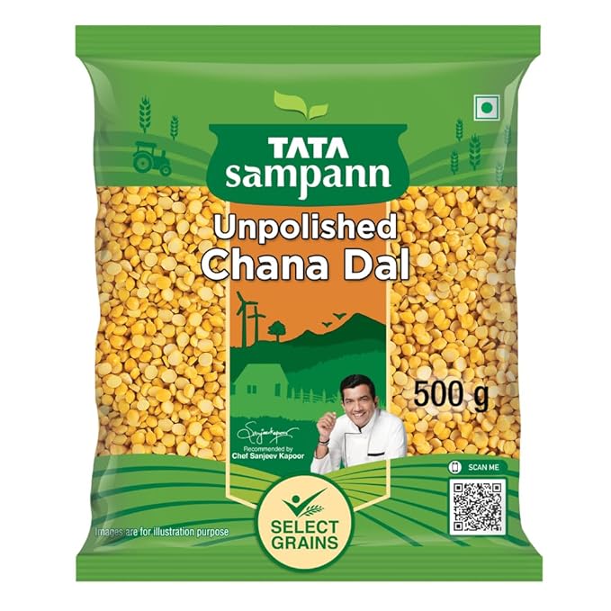 Tata Sampann Unpolished Chana Dal - PUSHMYCART
