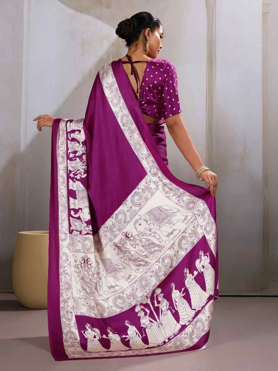 Vasthrlay Classic Kalamkari Saree with elegant Ethnic styling