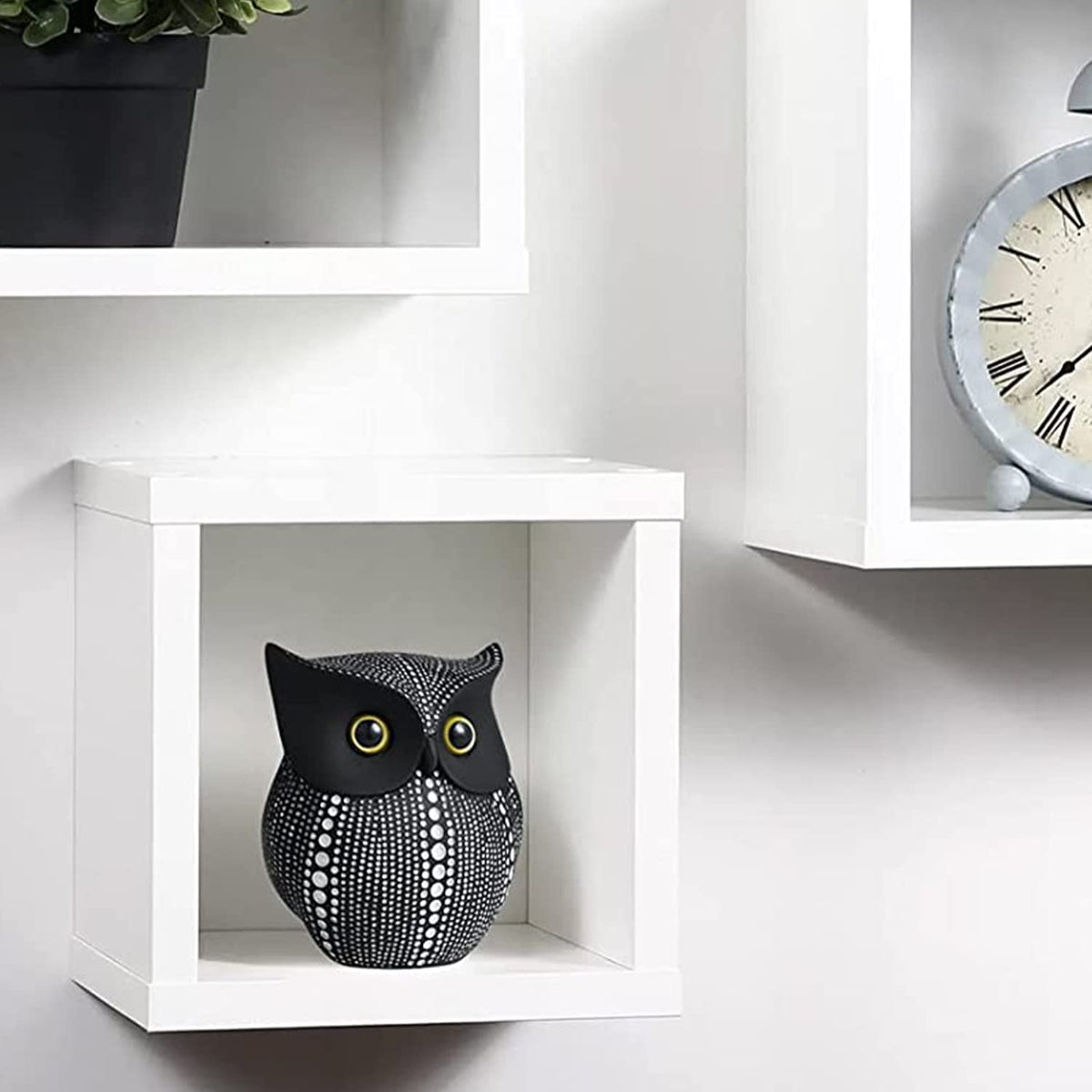Modern Classy Black Owl for Home Decor - PUSHMYCART