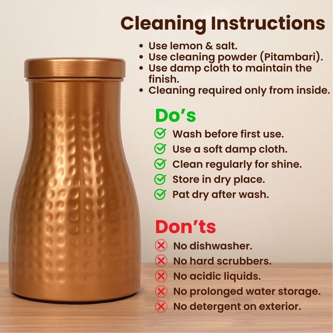 Copper Water Pot 1000ml