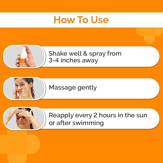 The Derma Co. 1% Hyaluronic Quick-Absorbing Sunscreen Spray