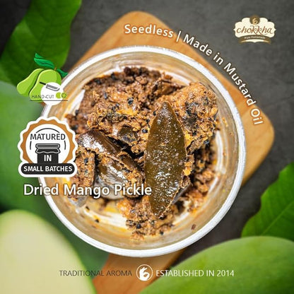 Chokkha Traditional Homemade Dried Mango & Sweet & Sour lemon Pickle