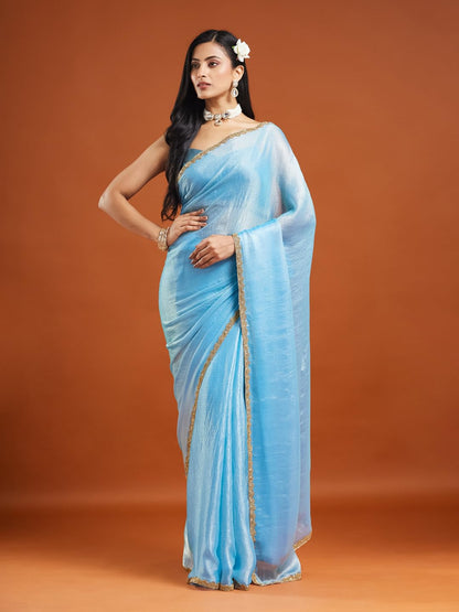 Vasthrlay Red Traditional Saree for wedding and party wear styling