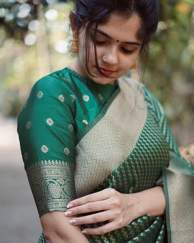 Vasthrlay Kanjivaram Classic Saree with decorative wedding design