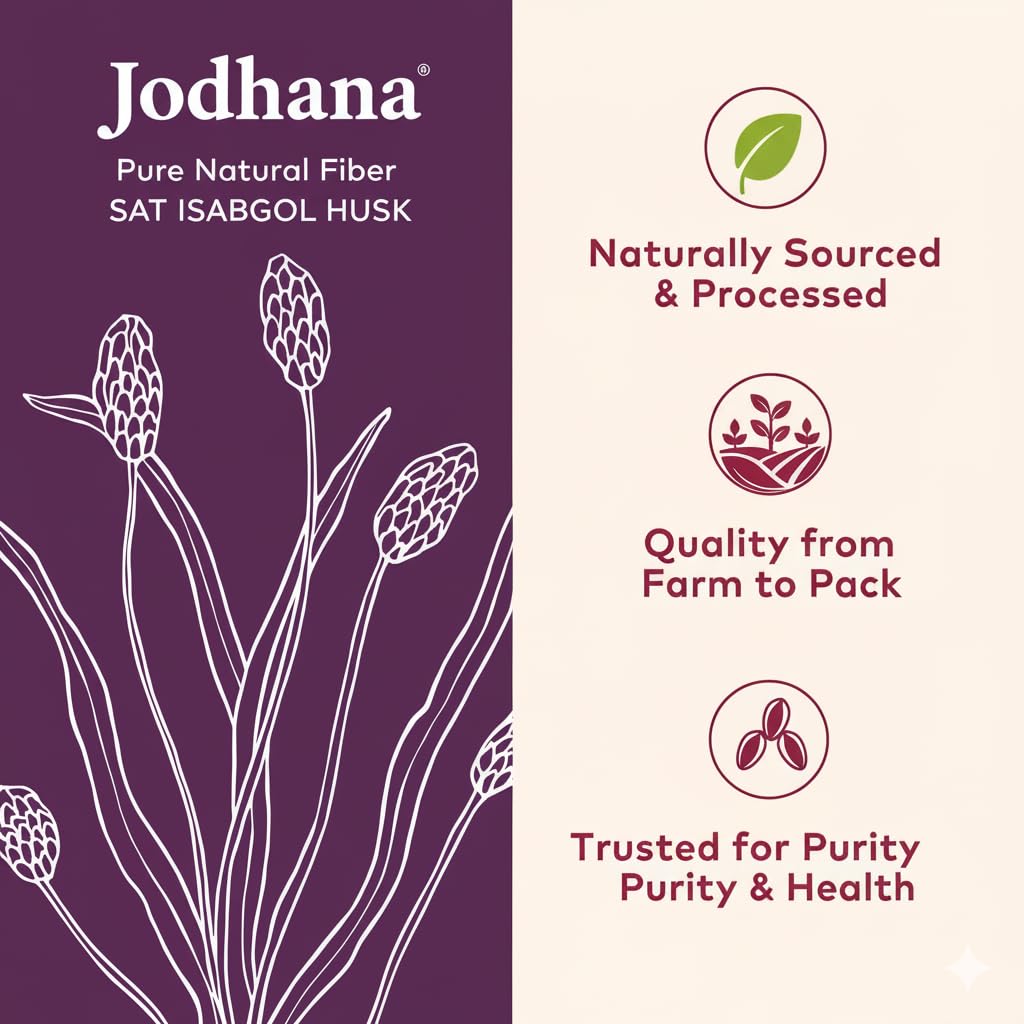 Nature Vit Jodhana Psyllium Whole Husk
