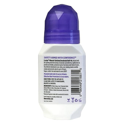Crystal Essence Deodorant Roll On Mineral 2.25 Oz