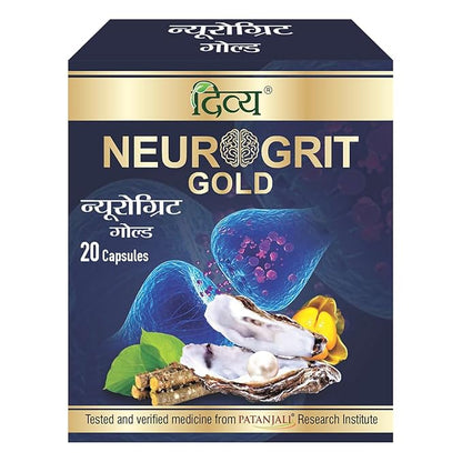 Patanjali Divya Neurogrit Gold 20Capsule - PUSHMYCART