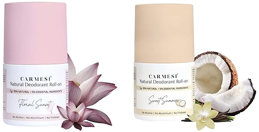 Carmesi Natural Deodorant Roll-on for Women
