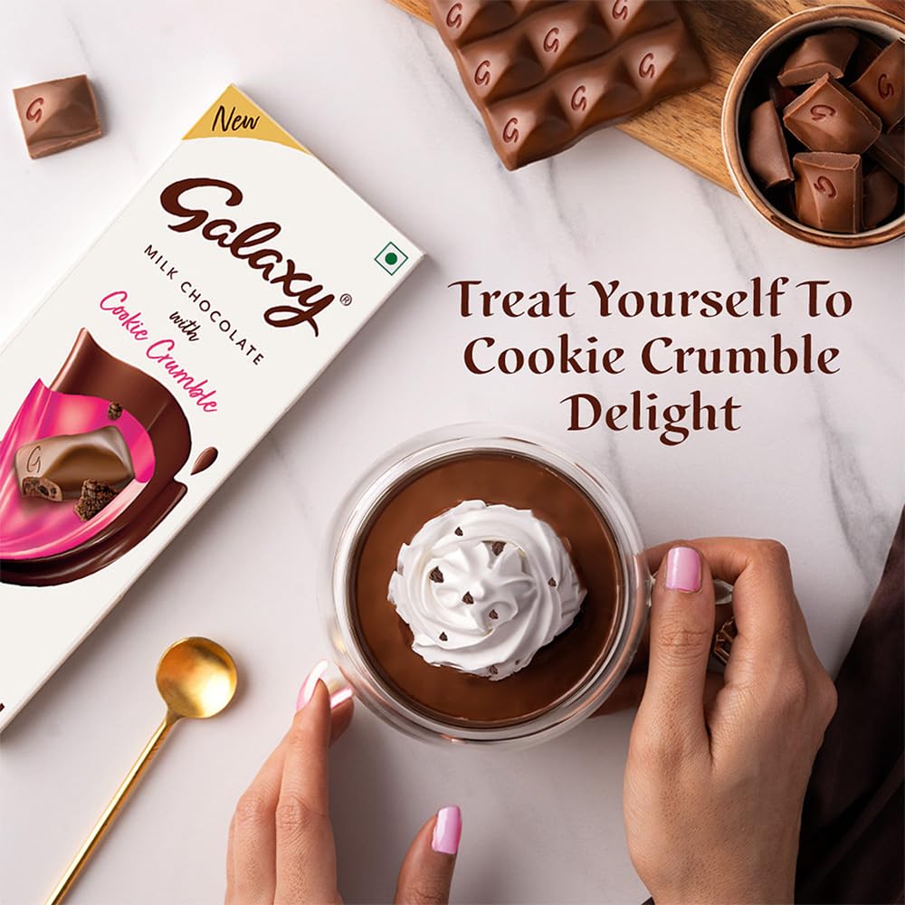 Galaxy Cookie Crumble Chocolate Bar