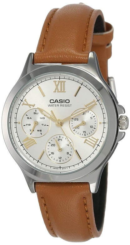 Casio Analog White Dial Womens Watch - LTP-V300L-7A2UDF(A1703)