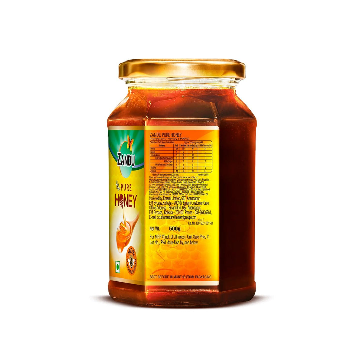 zandu honey 500 gms