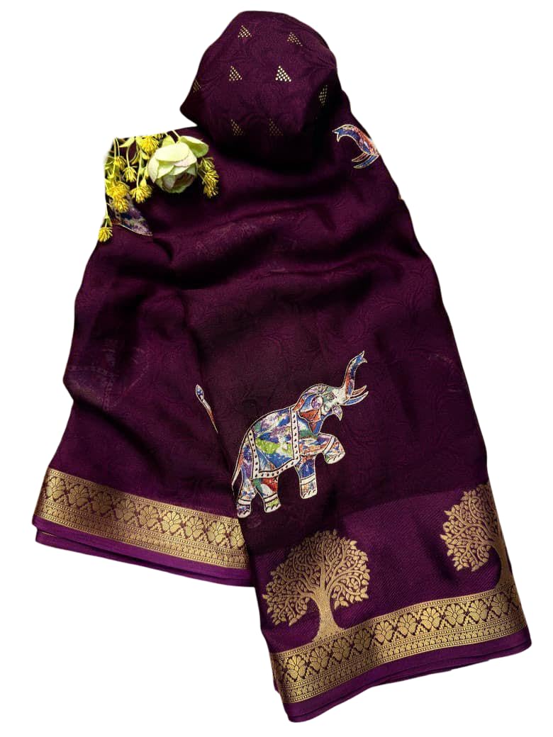 Vasthrlay Designer Saree in Classic with refined ethnic appeal