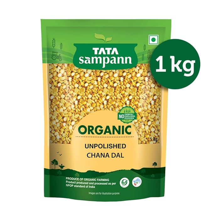 Tata Sampann Organic Chana Dal - PUSHMYCART