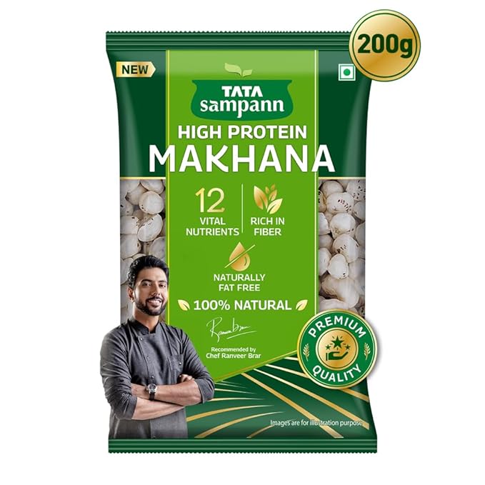 Tata Sampann High Protein Fox Nuts (Phool Makhana) - PUSHMYCART