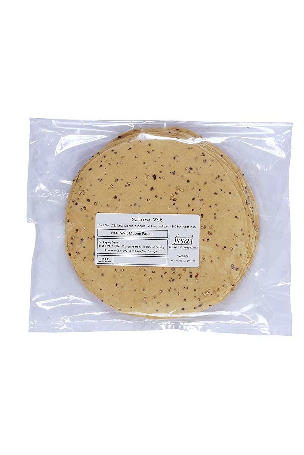 NatureVit Moong Lasun Papad
