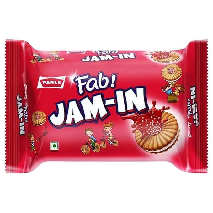 Parle Fab Jam-In Mixed Fruit Sandwich Biscuits 495gm