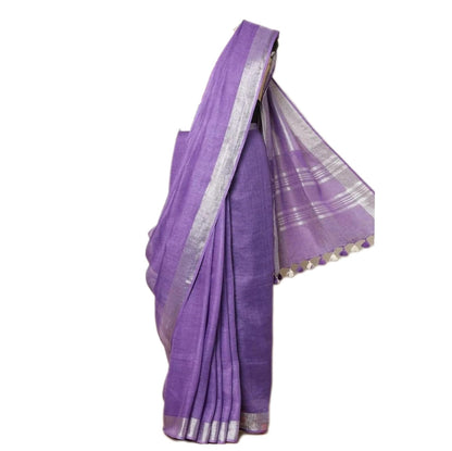 Vasthrlay Silver Traditional Saree for wedding and party wear styling