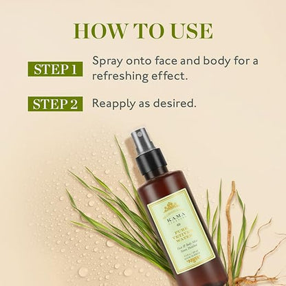 Kama Ayurveda Pure Vetiver Water 200ml