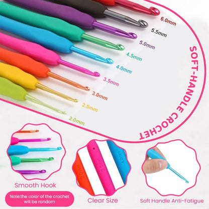 Crochet Kit for Beginners Adults, Crochet Kits Include Yarn - image 3