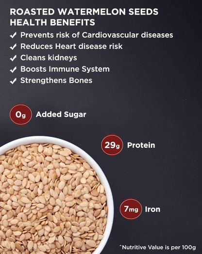 NatureVit Roasted Watermelon Seeds [Lightly Salted]