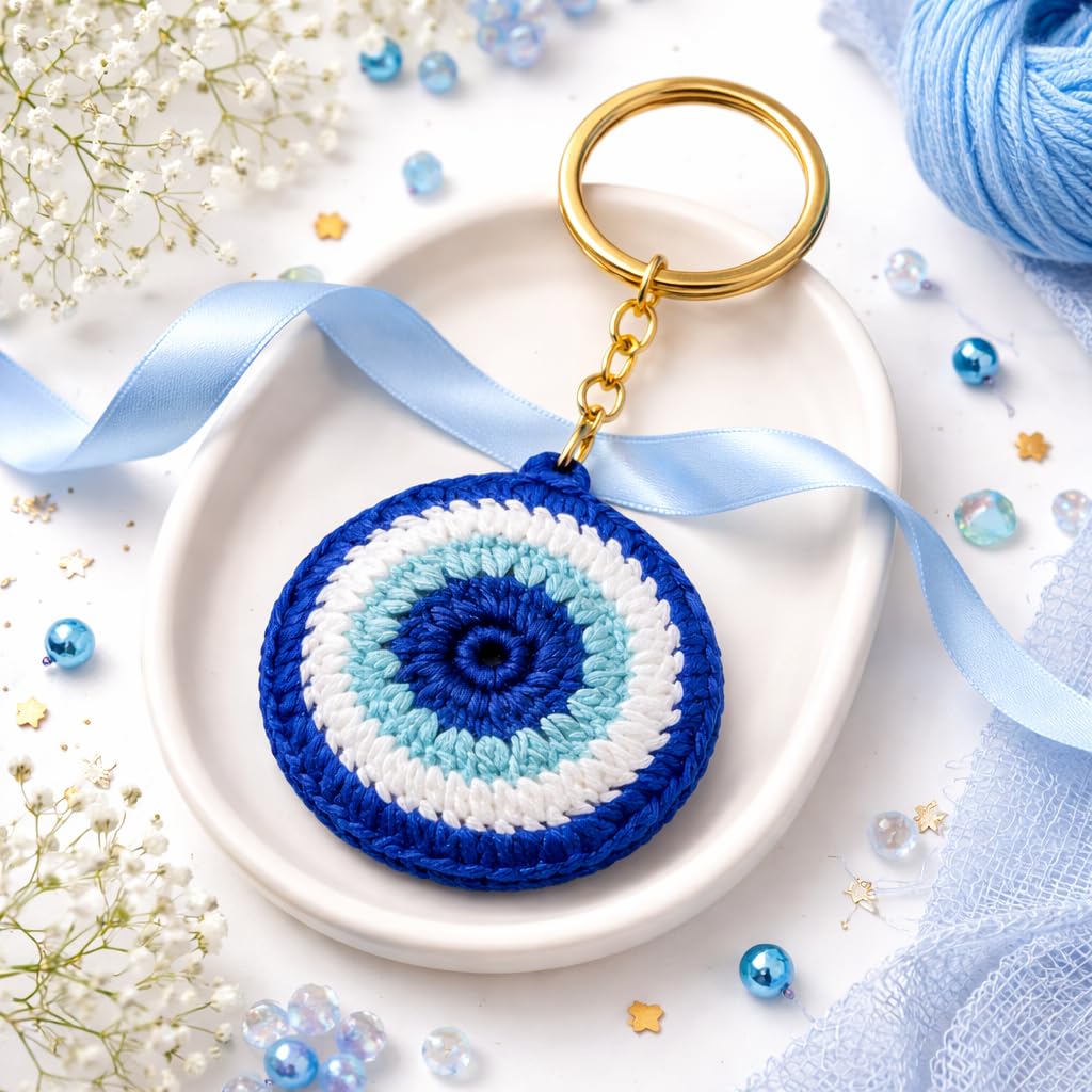 Handmade Crochet Keychain Set (100 g) - image 5