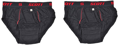 Dixcy Scott Men's Cotton Brief (Multicolour, 95 Cms) - Pack of 4 - view 3